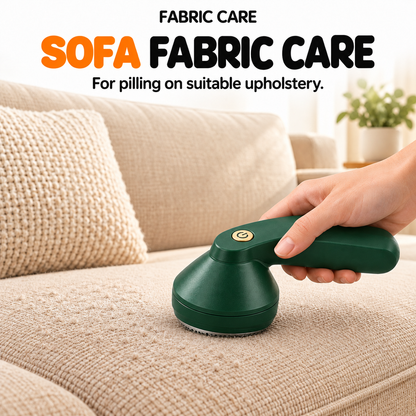 Electric Fabric Shaver & Lint Remover – Dark Green