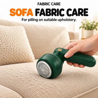 Electric Fabric Shaver & Lint Remover – Dark Green